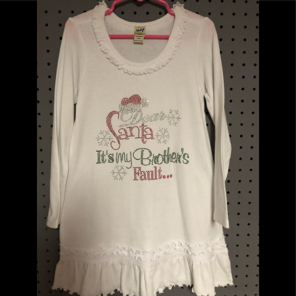 Santa, It’s My Brothers Fault Shirt/Dress